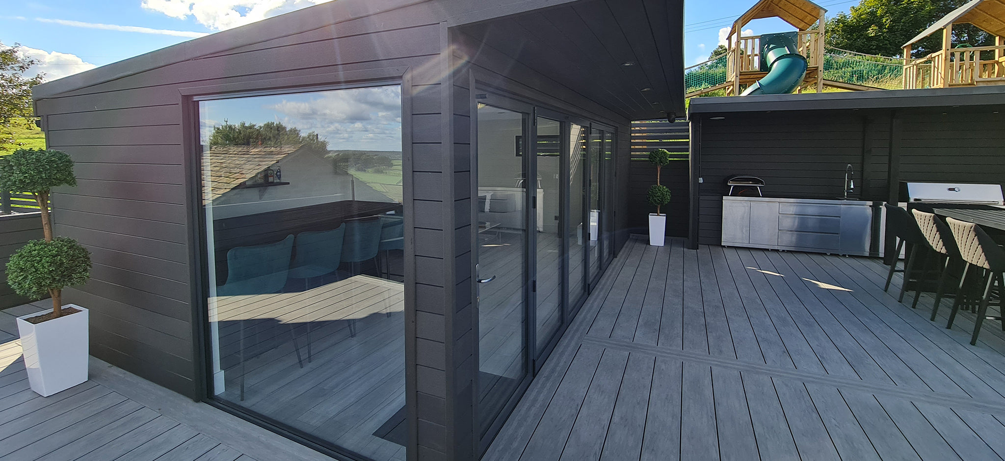 Deckz Moderno Grey Composite Decking Board